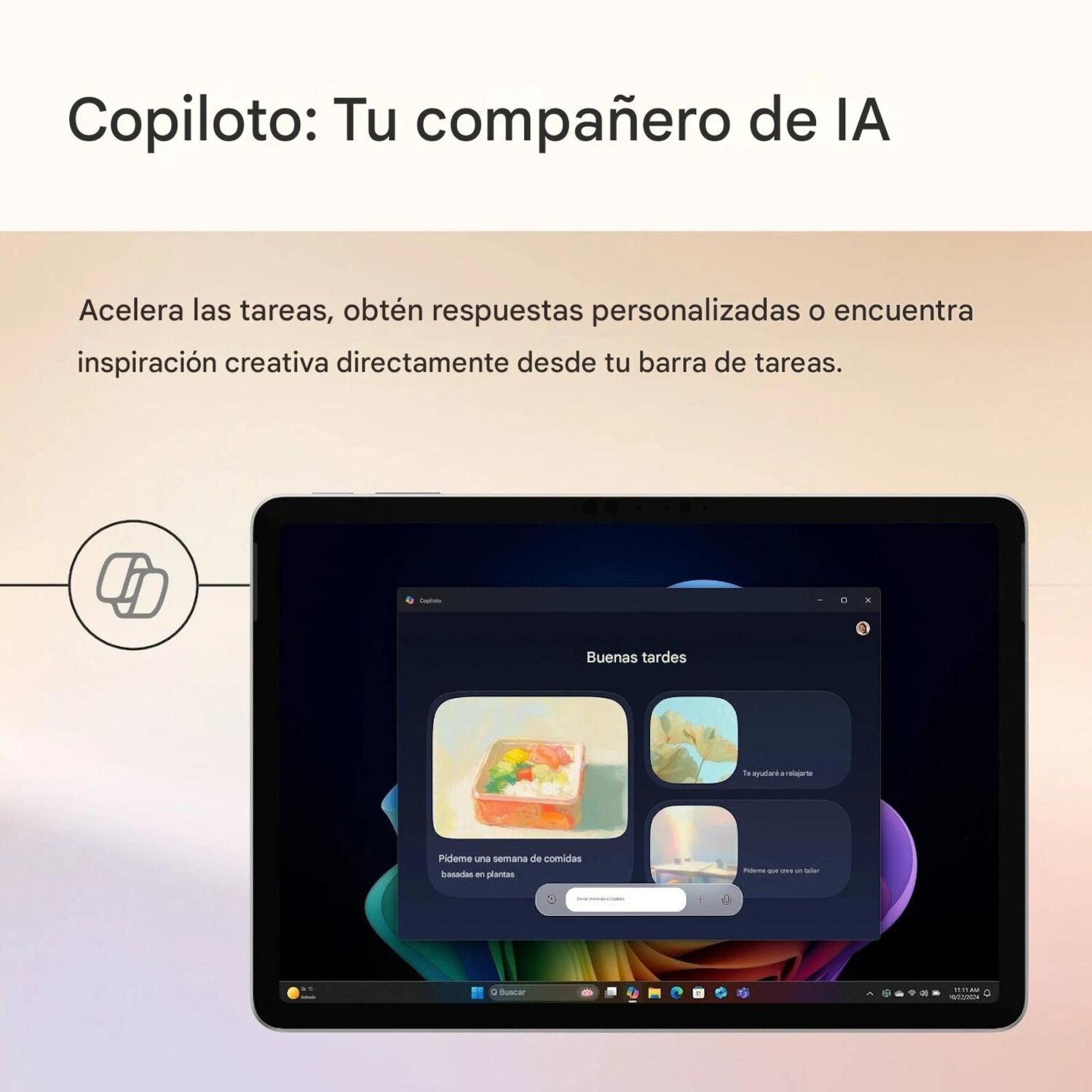 Surface Pro 12 Copilot+ Pc Tablet Con Windows 11 + Teclado Y L&aacute;piz image number 2.0