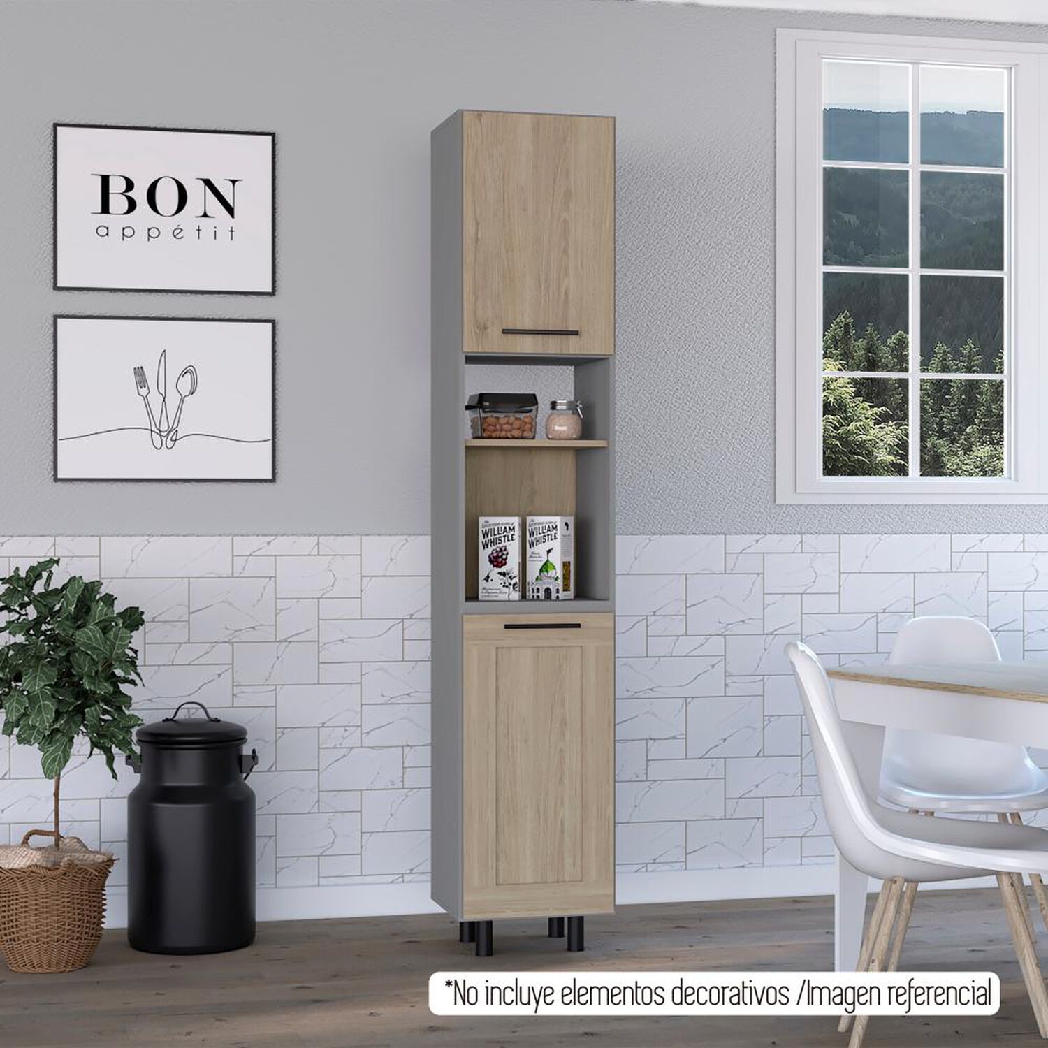 Muebles de Cocina Tuhome Hasselt / 2 Puertas image number 6.0