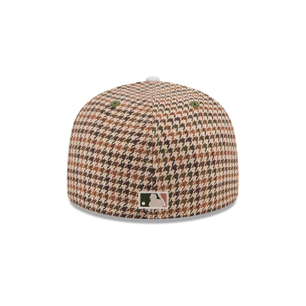 Gorra 59fifty Oakland Athletics Mlb Houndstooh Open Brown image number 5.0