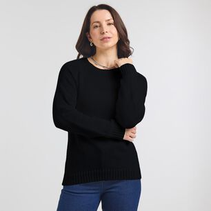 Sweater B&aacute;sico Regular Manga Larga Cuello Alto Mujer Geeps