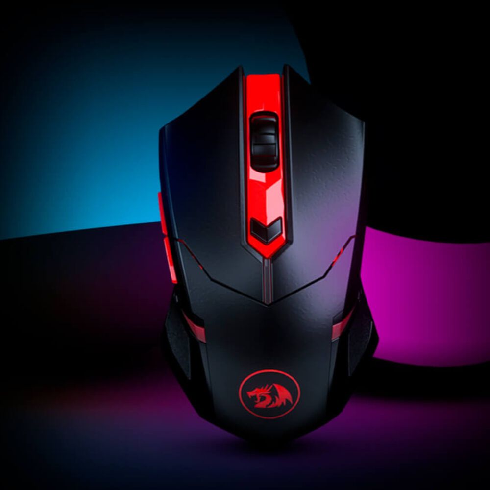 Pack Gamer Mouse Inalambrico 2.4 Ghz + Pad Redragon 33x26cm image number 7.0