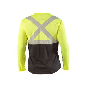 Polera Reflectiva Hw Amarillo Fluor Manga Larga