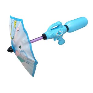Juguete Lanza Agua 2 En 1 Escudo Celeste Infantil