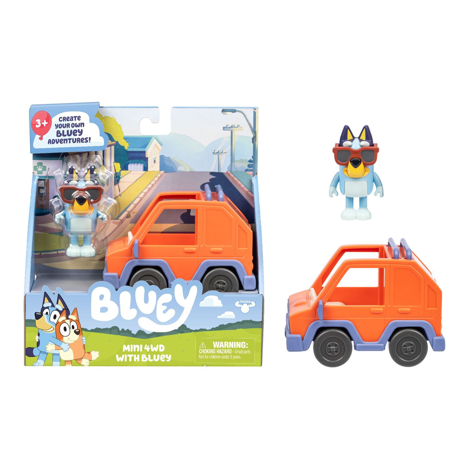 Set Figura Bluey Y Su Auto image number 3.0