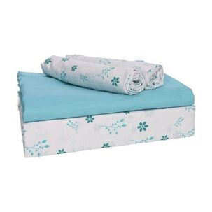 Sabana Andes Estampado 180 Hilos Flor 103 1.5 Plaza