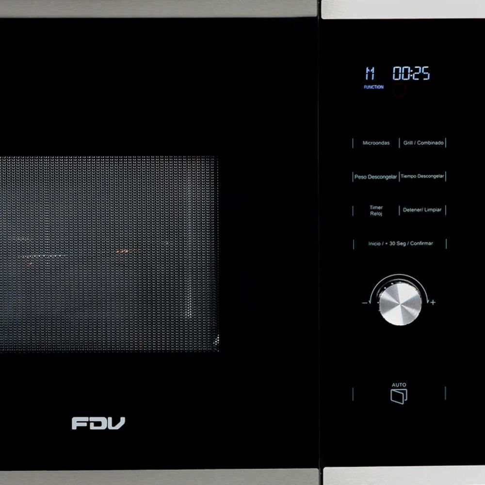 Microondas Empotrado Fdv Deluxe Black Pro - 25 Litros image number 3.0