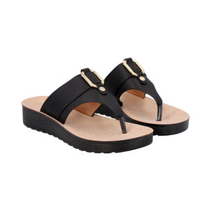 Sandalia Mujer Negro Sole Police