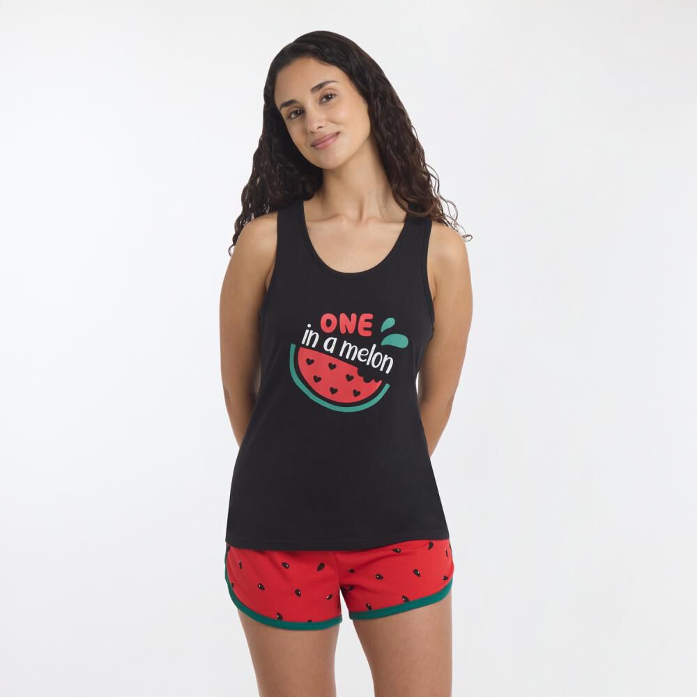 Pijama Sin Mangas Mujer Freedom image number 0.0