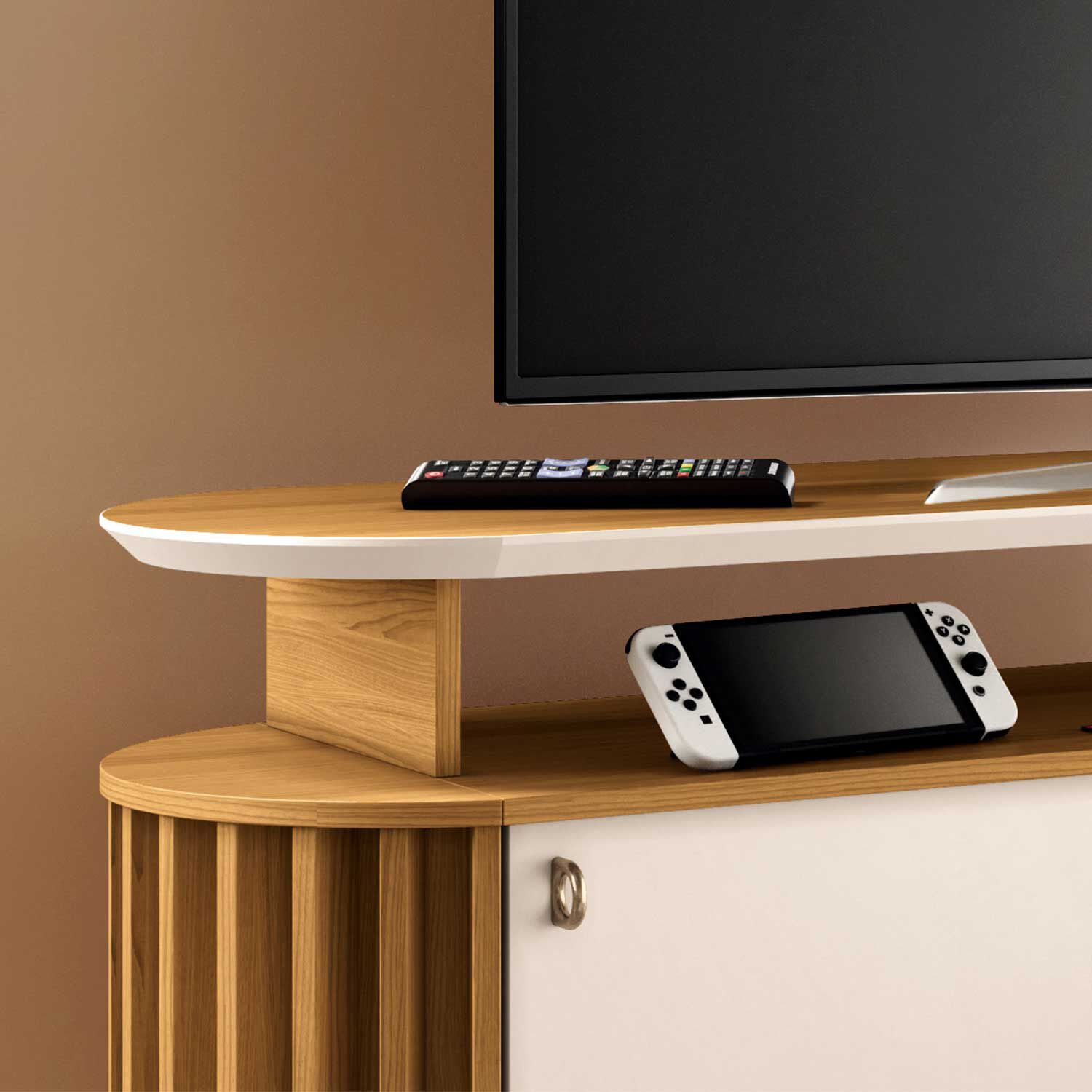 Rack Tv Vilnius 70" 182x62x41 Cm image number 2.0