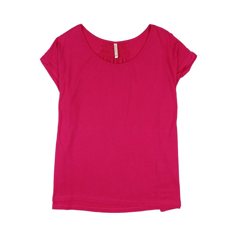 Polera Full Print Aplicaci&oacute;n En Espalda Manga Corta Cuello Redondo Mujer Geeps image number 0.0