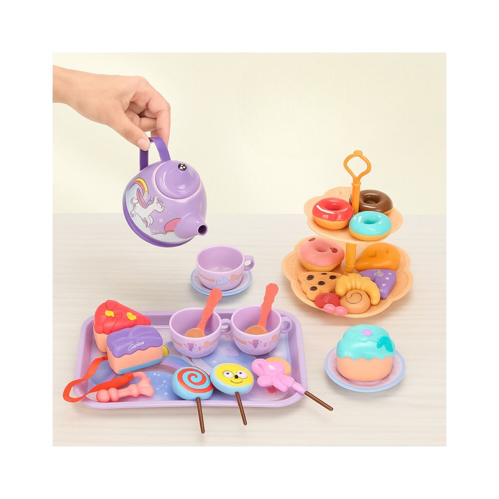 Maleta Juguete Unicornio Con Set T&eacute; Infantil Cocina image number 3.0