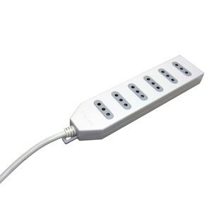 Zapatilla Eléctrica 6 Tomas Blanca 1,5 Mts Macrotel - Sec