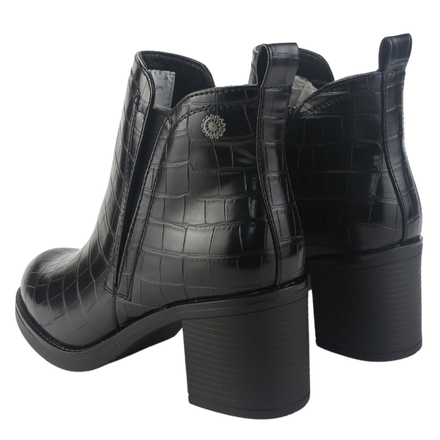 Botin Chalada Mujer Prata-6 Negro Casual image number 5.0