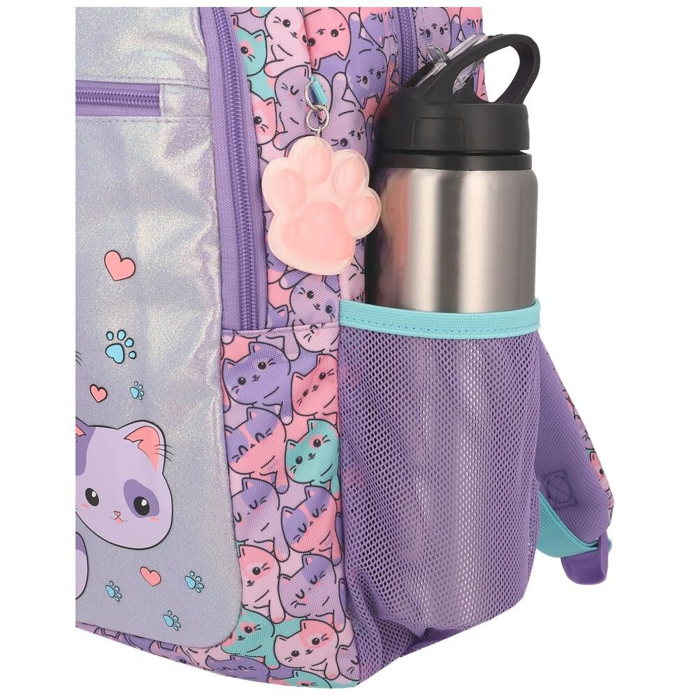 Mochila Xtrem Logan 6xt Gatos Lila image number 5.0