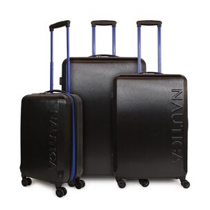 Set 3 Maletas Victory S+m+l Negra Nautica