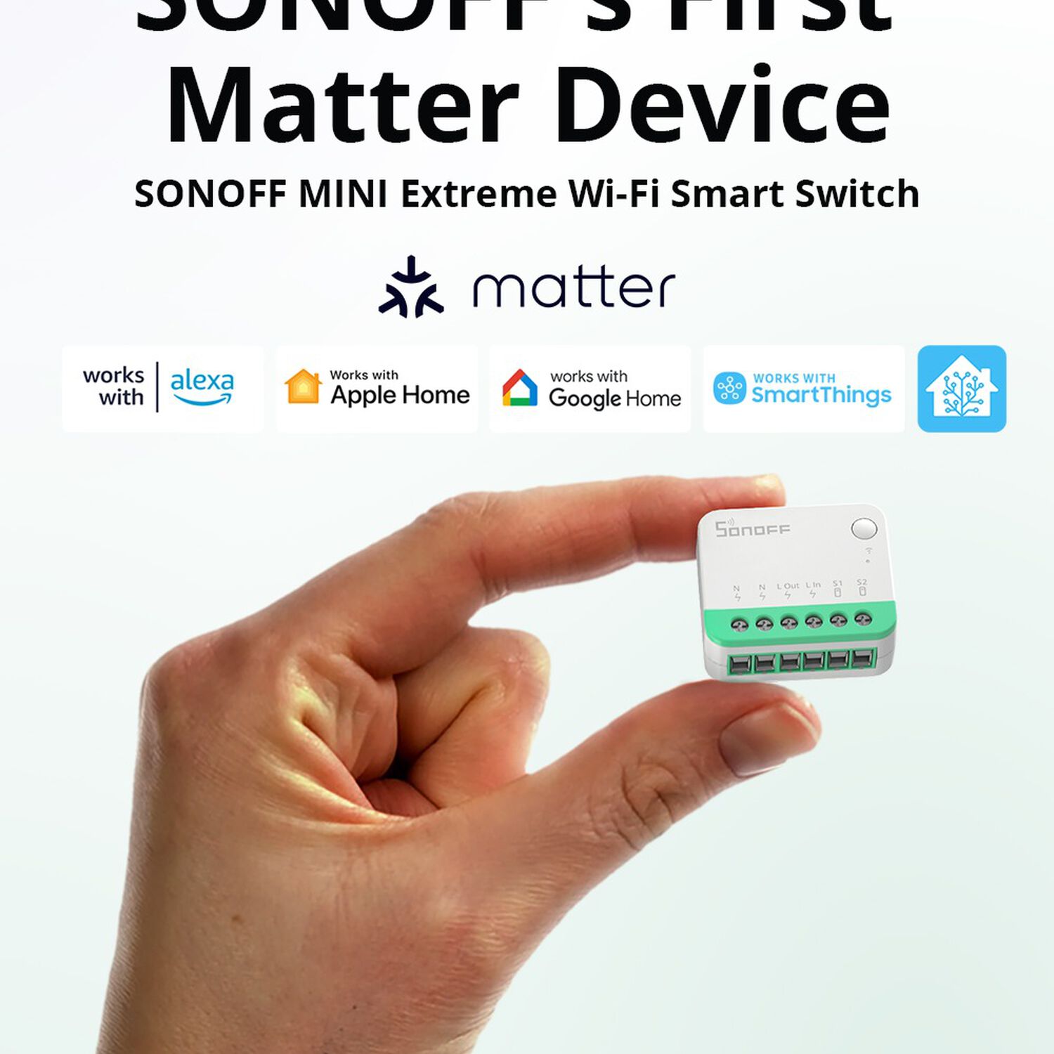 Interruptor Wifi Sonoff Mini Extreme - Matter Compatible image number 4.0