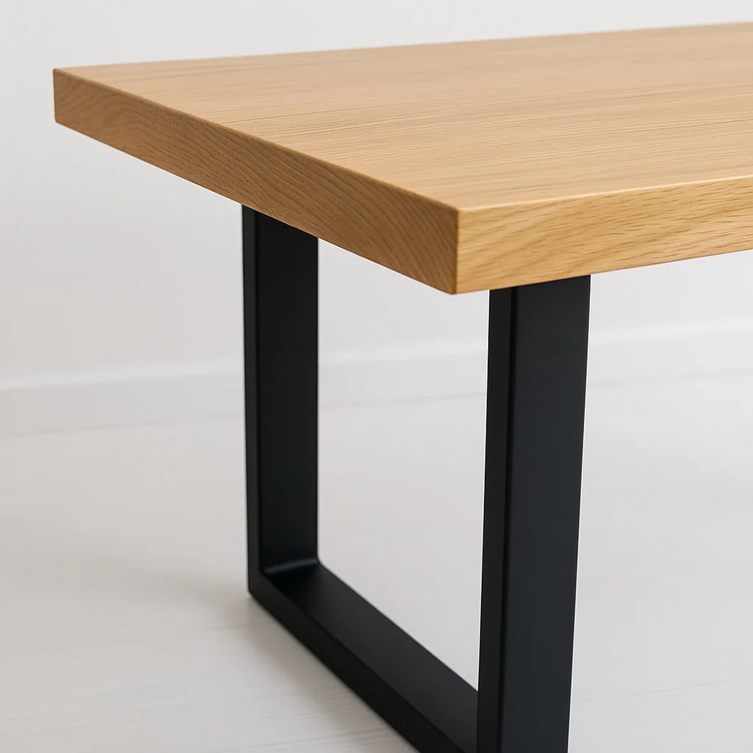 Mesa De Comedor Estilo Industrial 140x90 - Madera Clara image number 5.0