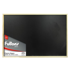 Pizarra Negra Tiza 60x90Cm Marco De Madera Fultons