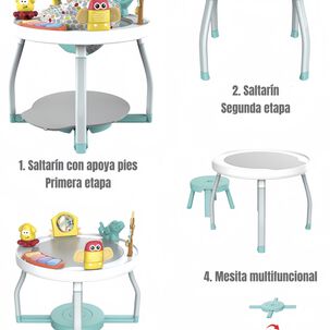 Saltarin 5 En 1 Centro De Actividades Azul Lubabycas