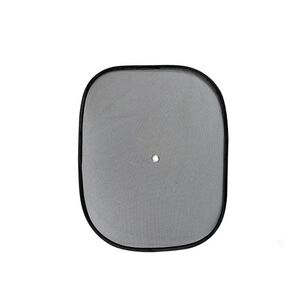 Protector Solar Lateral Para Auto Malla Negra Con Ventosa 44x36cm
