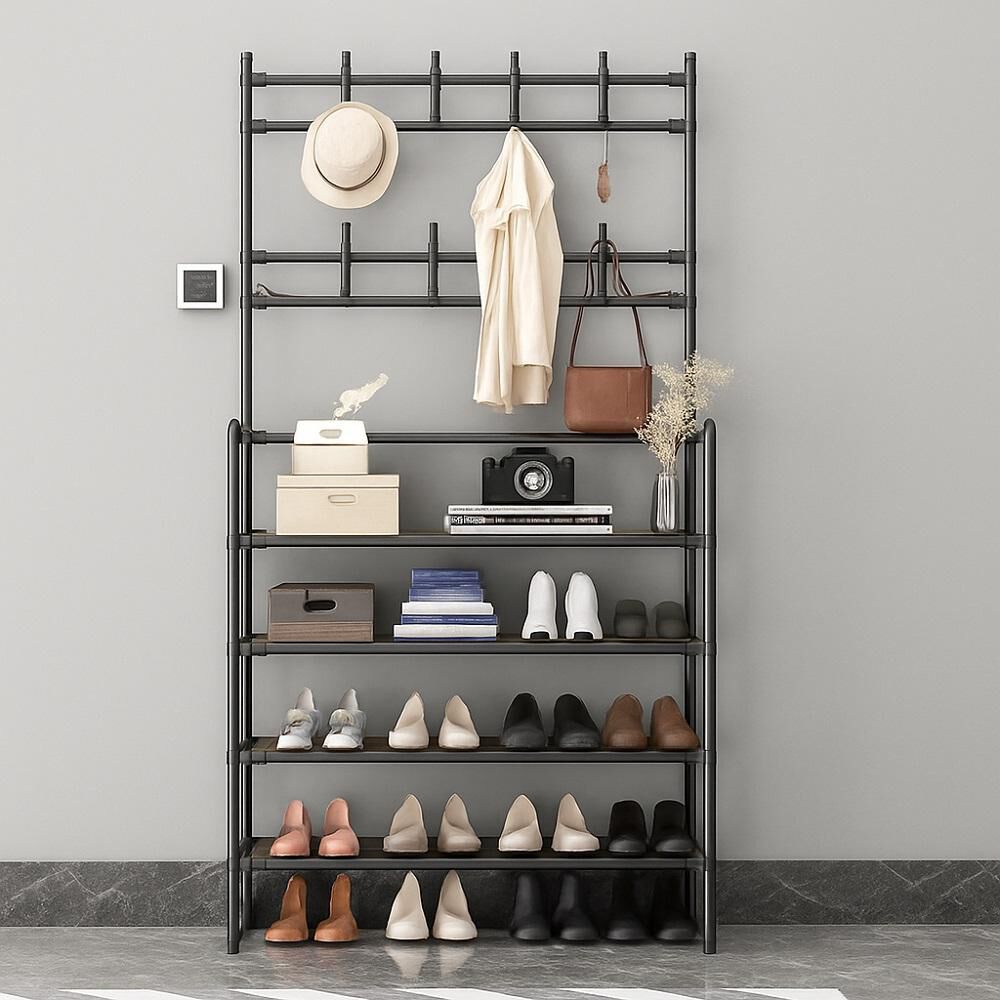 Organizador De Calzado Zapatos 5 Niveles Zapatero Perchero Color Blanco image number 2.0