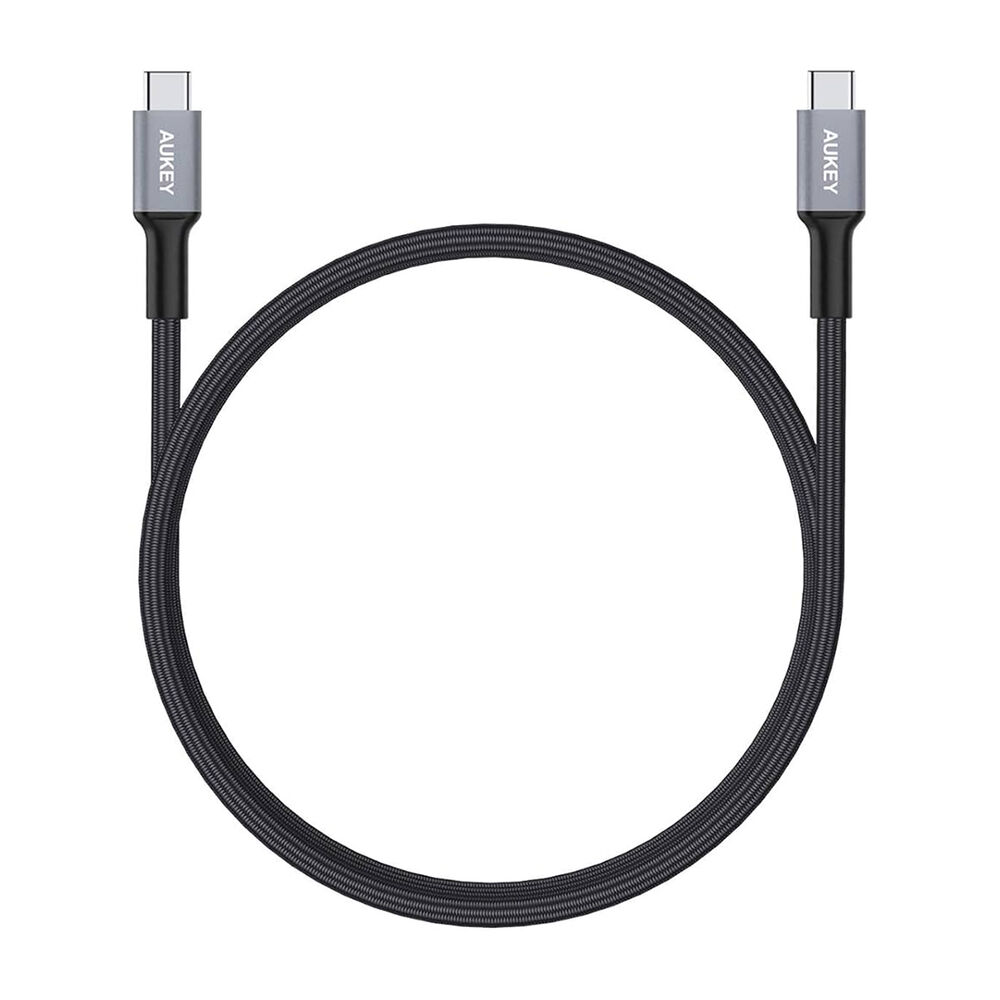 Aukey Cable Braided Nylone Usb-c A Usb-c 3.0 2m Negro - Cb-cd6 image number 0.0