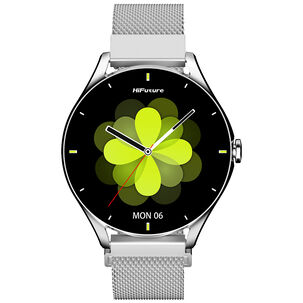 Smartwatch Aura 2 Met&aacute;lico Silver Waterproof 33 Mm Amoled