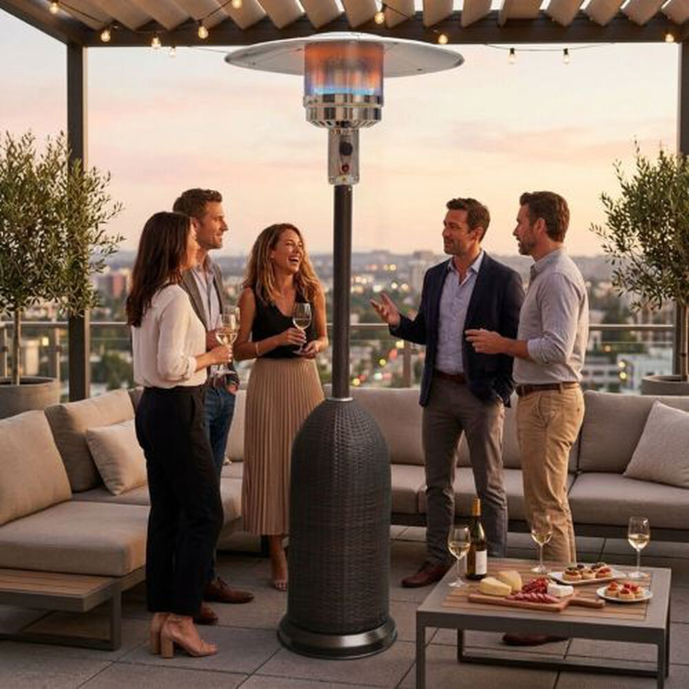 Estufa A Gas Exterior Terraza Setax Rattan Blt image number 5.0