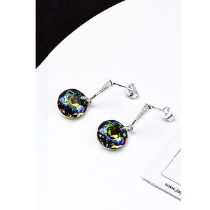 Aros Gracia Cristales Genuinos Vitral Medium
