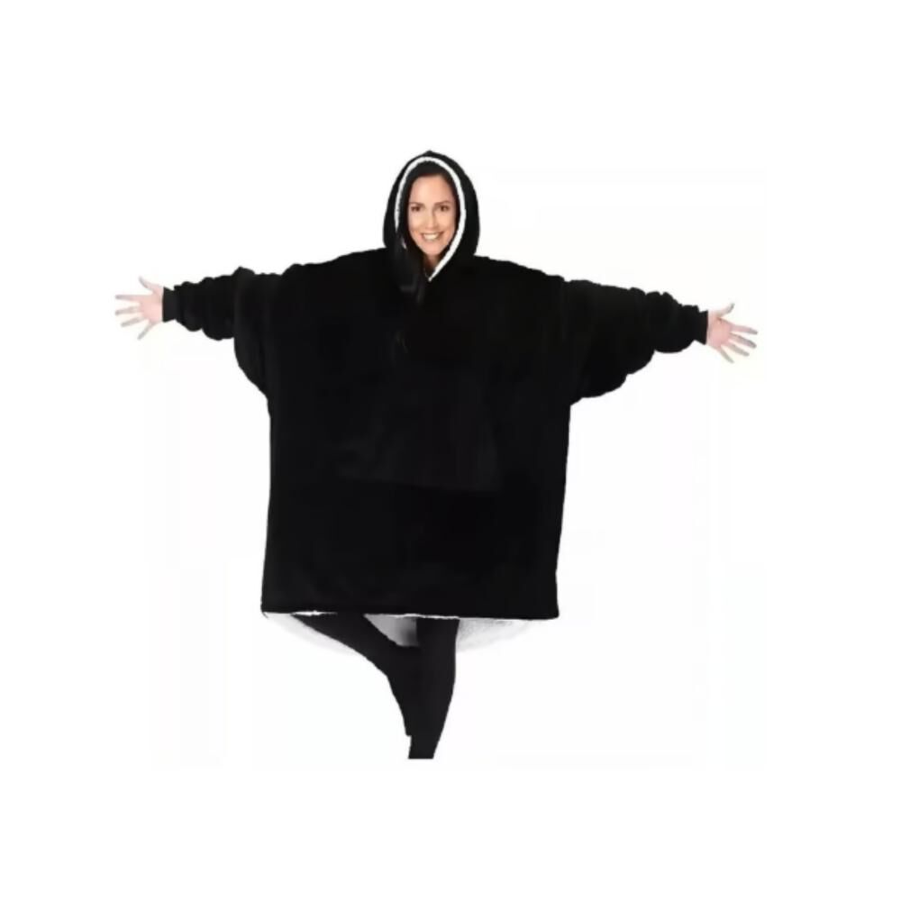 Poleron Felpa Con Capucha Manta Polar Bata Frazada Inviern image number 43.0