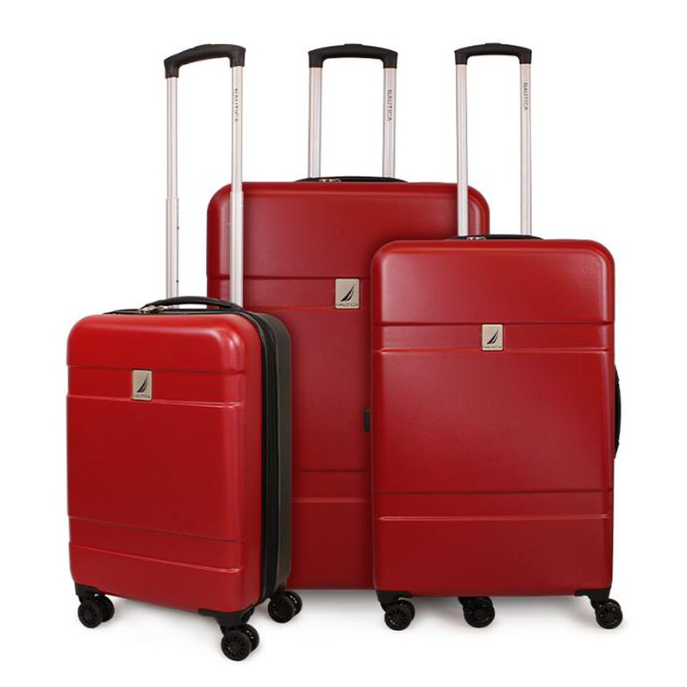 Set 3 Maletas Bora S+m+l Roja-negra Nautica image number 0.0