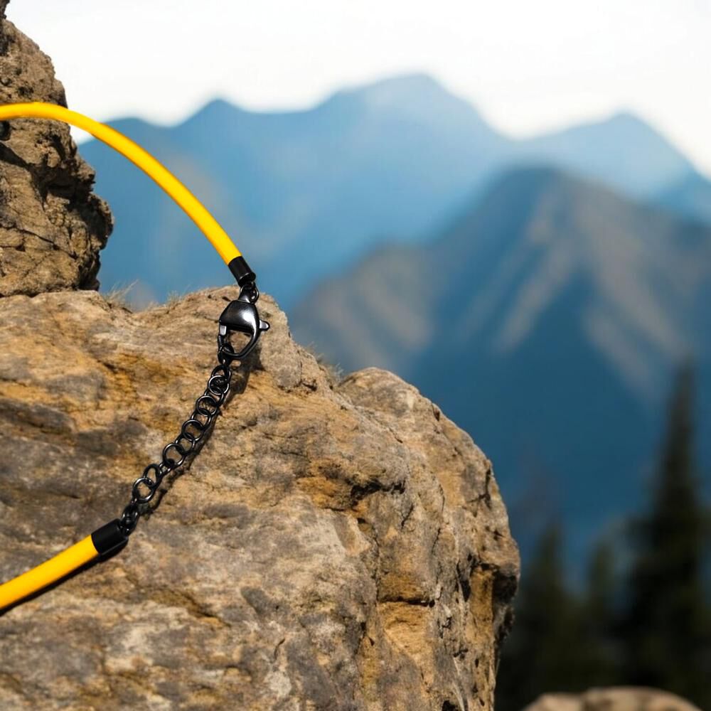 Cadena De Hombre Cat J005n10171 Negro-amarillo image number 3.0