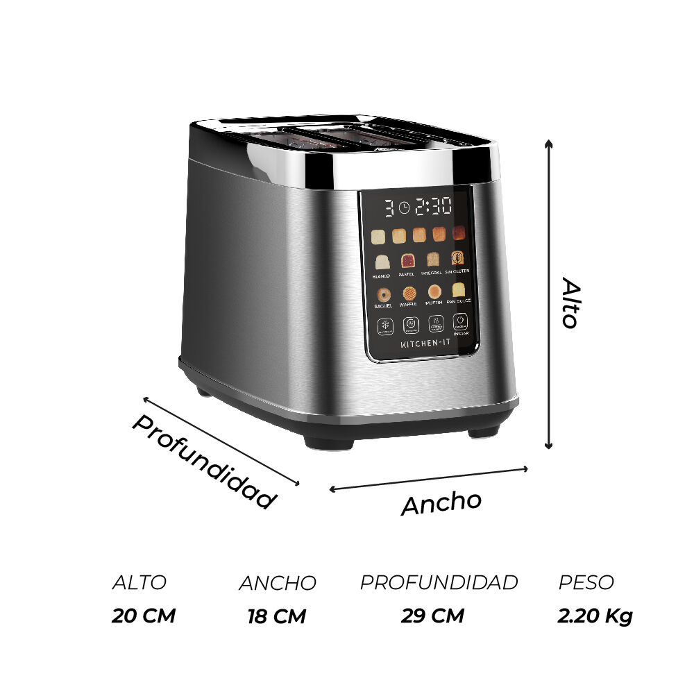 Tostador Digital Smart Elegance - 100% Autom&aacute;tico image number 8.0