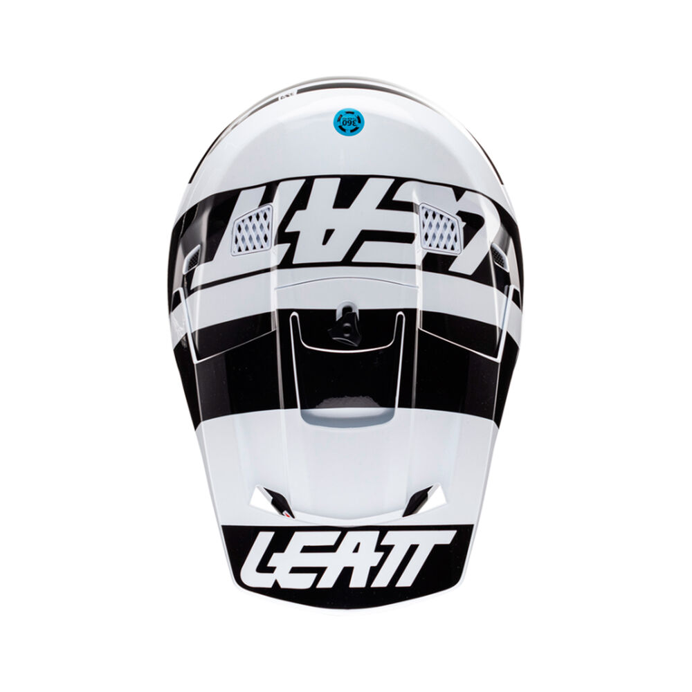 Kit Leatt Casco Con Antiparra Moto 3.5 V24 Negro Blanco Xl image number 7.0