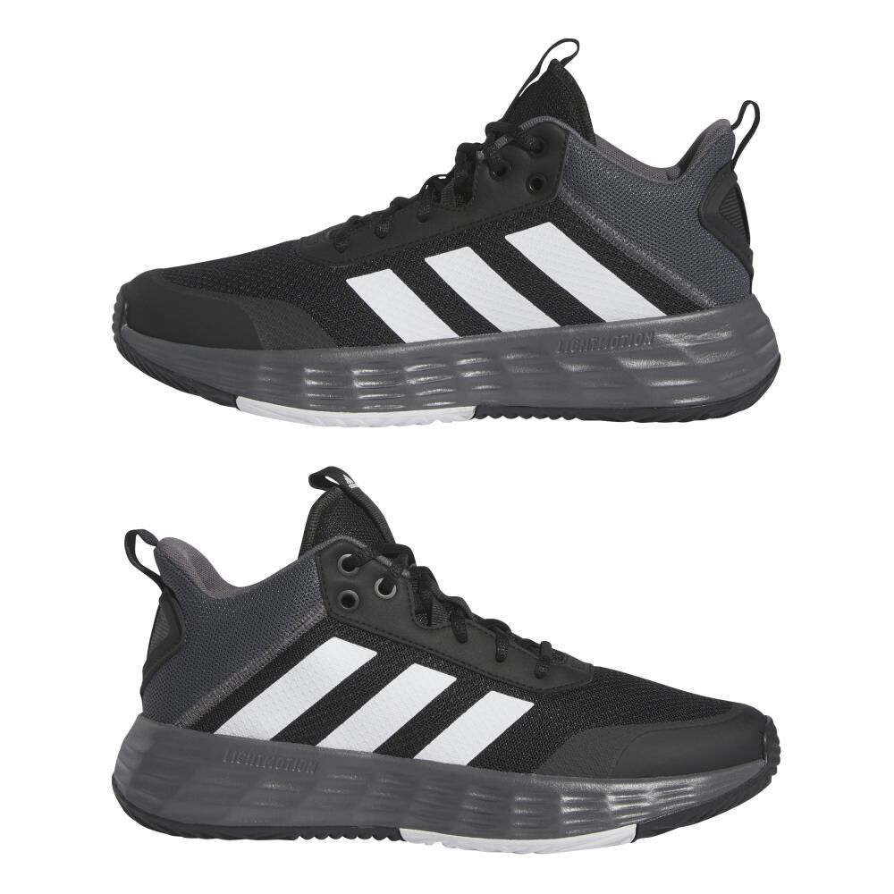 Zapatilla Basketball Hombre Adidas Ownthegame 2.0 Negro image number 7.0