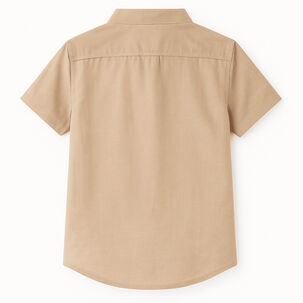 Camisa Niño Lino Manga Corta Fresca Y Elegante