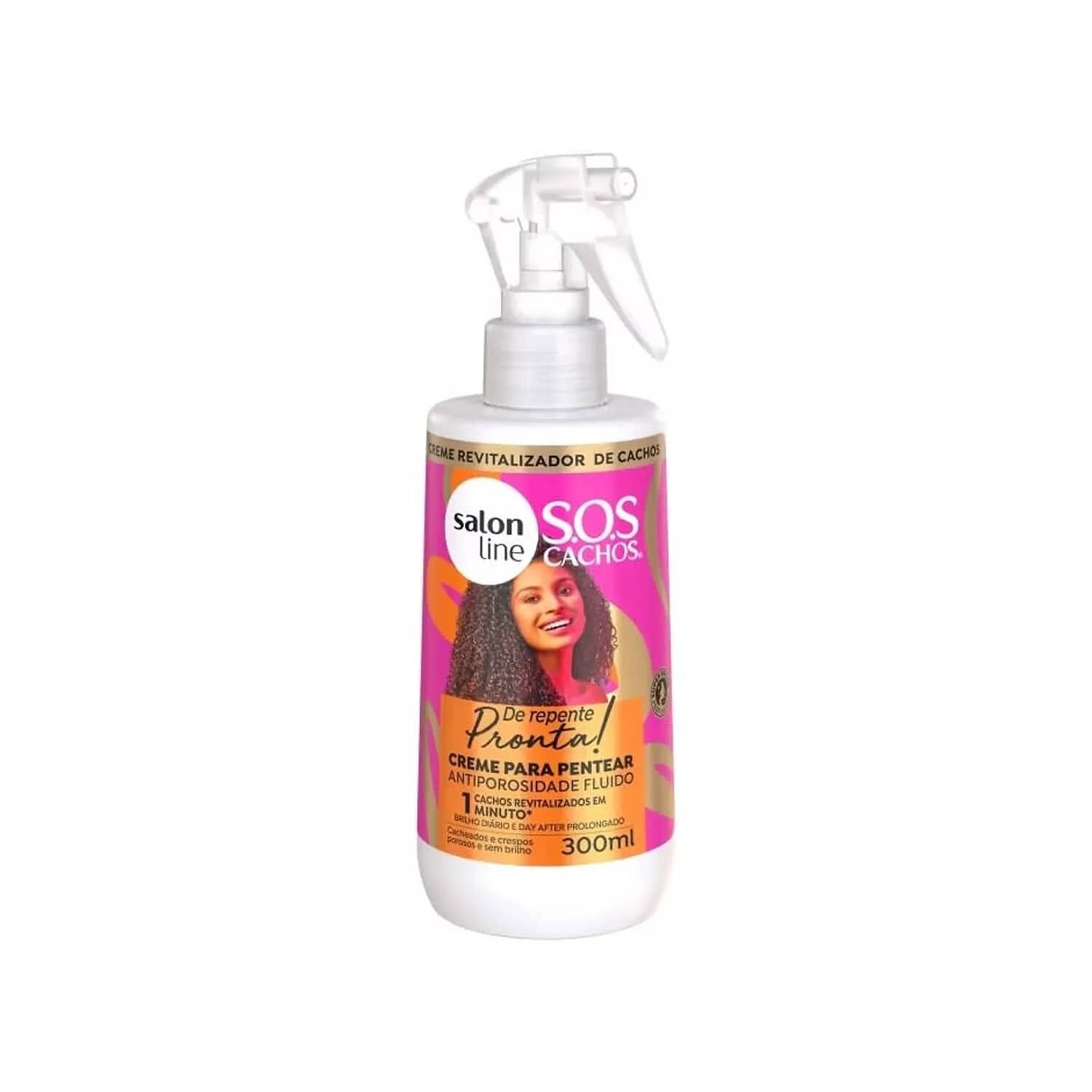 Crema De Peinar Sos Antiporosidade Pronta De 300ml Salonline image number 0.0