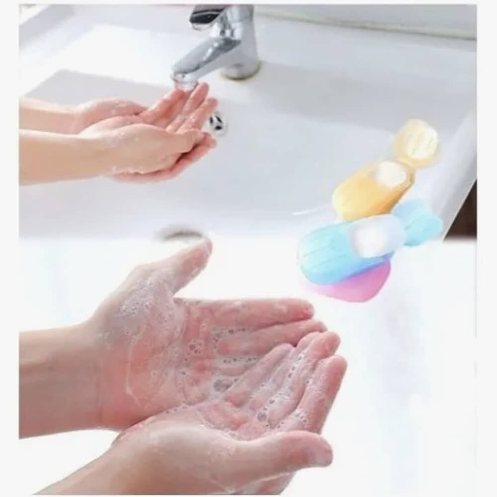 Papel Jab&oacute;n Desechable De Ba&ntilde;o Port&aacute;til De Viaje Para Mano image number 3.0