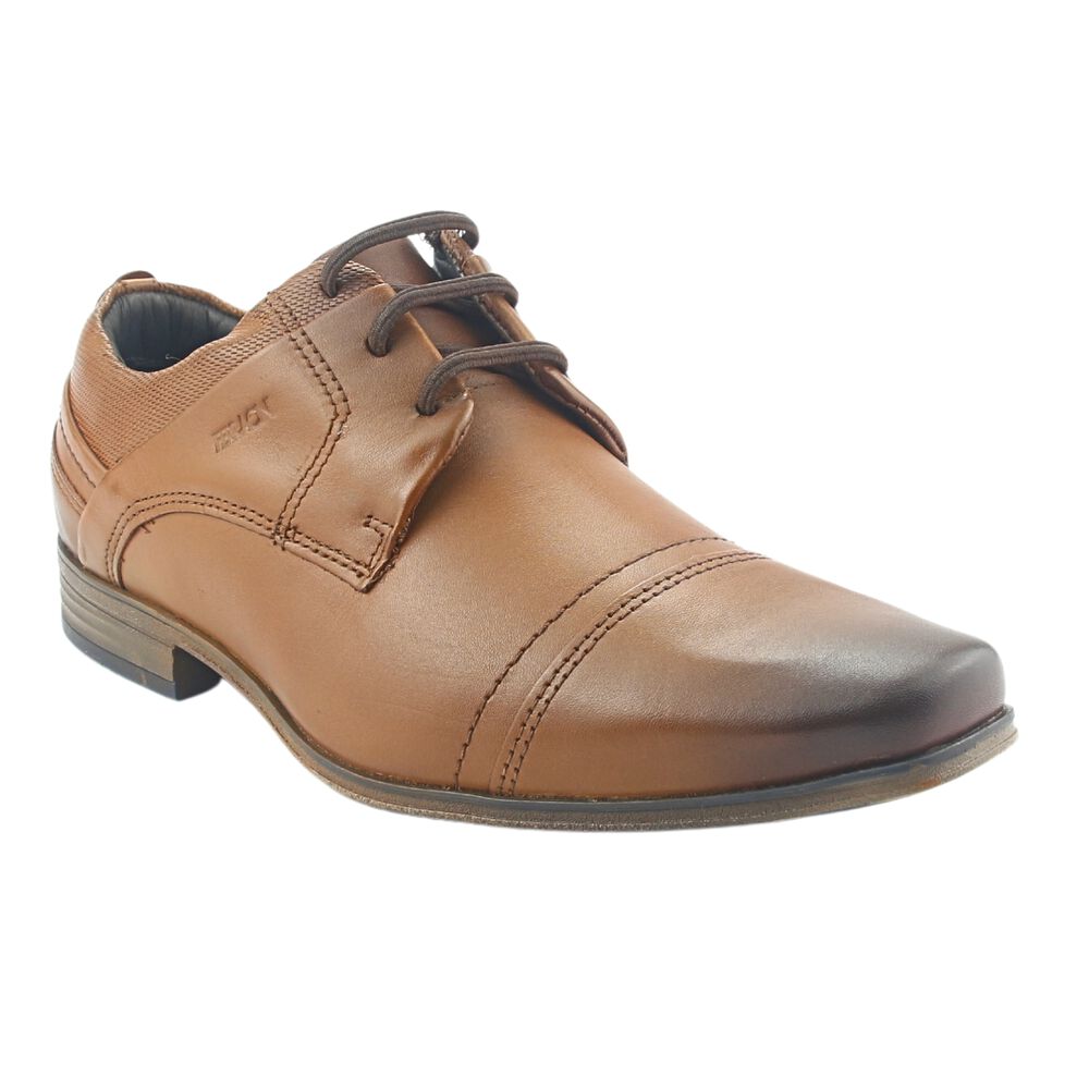 Zapato Ferracini Hombre 6065 Derby Café Casual image number 2.0