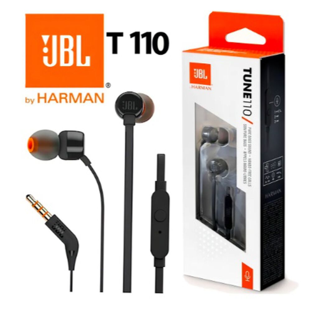 Audífonos In-ear Jblt110 Black image number 4.0