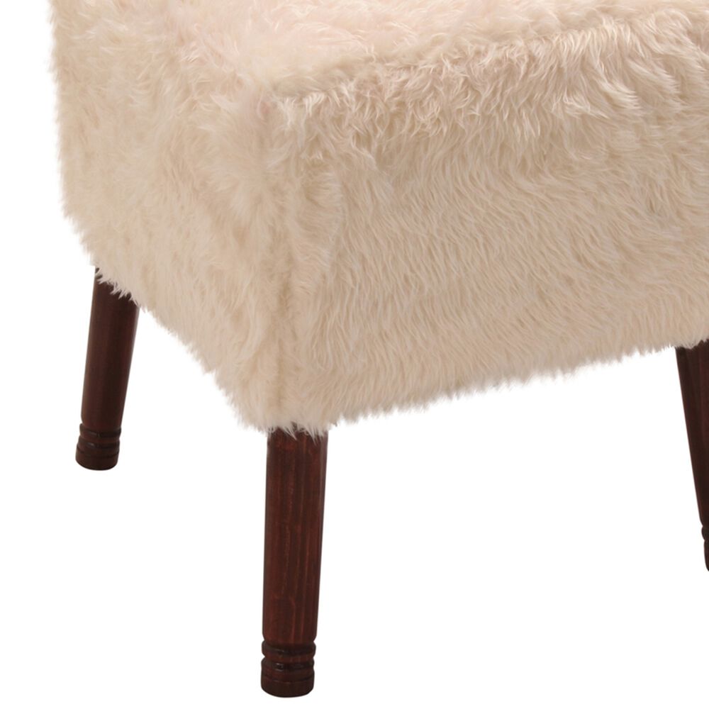 Pouf Kira Diseño Crudo Piel Sintética 42x42x43 Cm Máxima Design image number 3.0