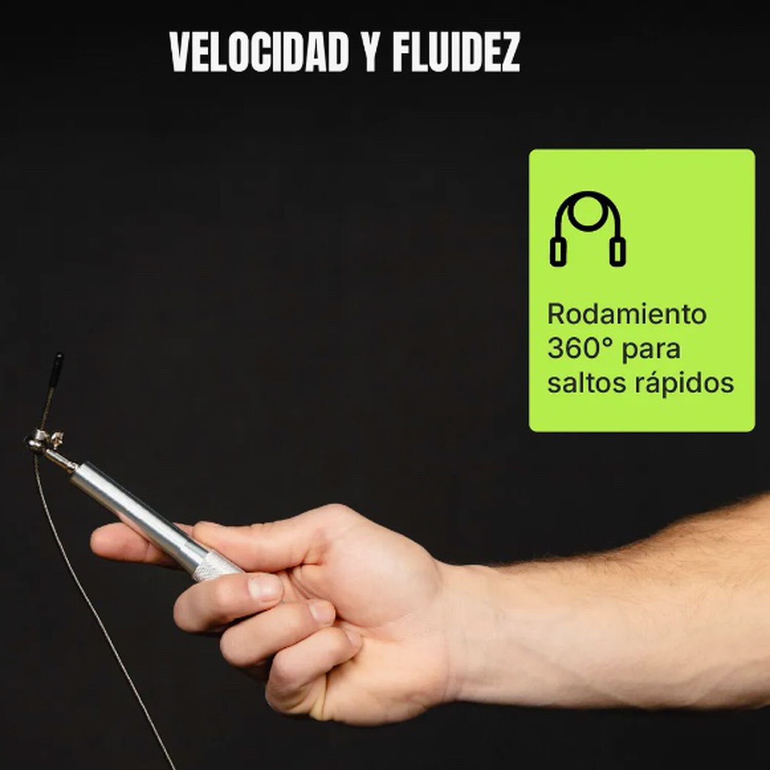 Cuerda Saltar Velocidad Aluminio image number 2.0