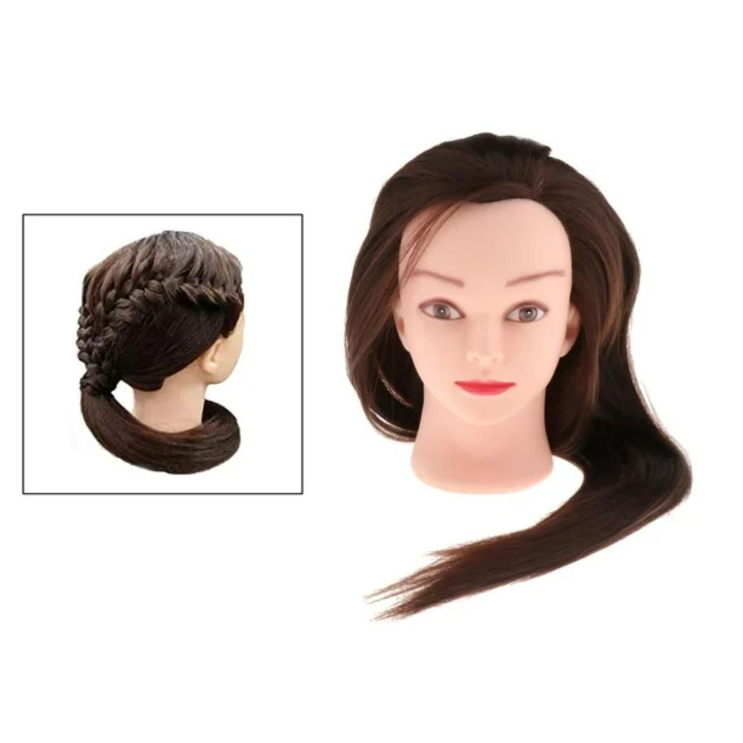 Cabeza T&eacute;cnica Cabello Sint&eacute;tico 80cm Largo image number 1.0