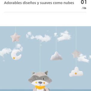 Móvil Musical 360 Con Caja Lubabycas Osito