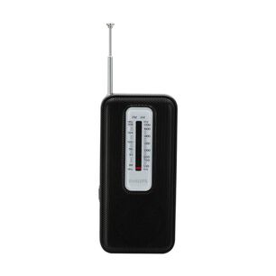 Radio De Bolsillo Portatil Am Fm Negro Tar1506