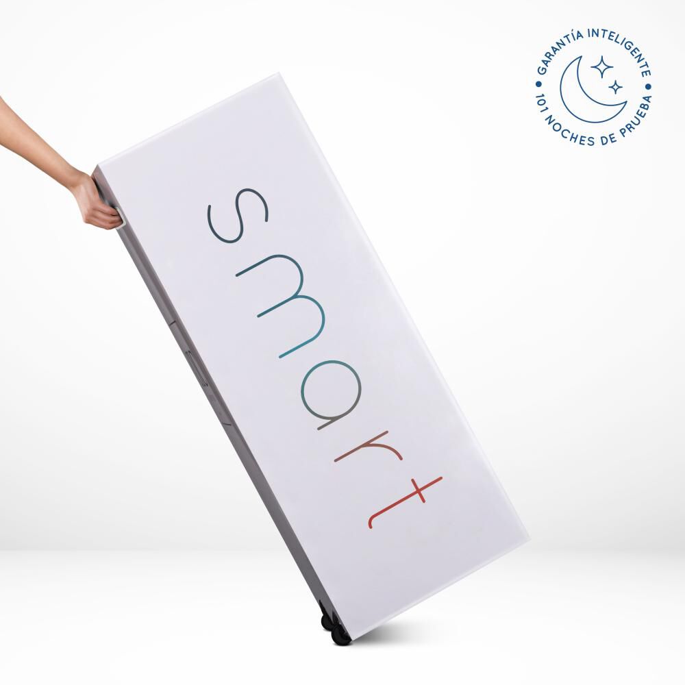 Cama Europea Cic Smart / 1 Plaza / Base Normal + Respaldo image number 7.0
