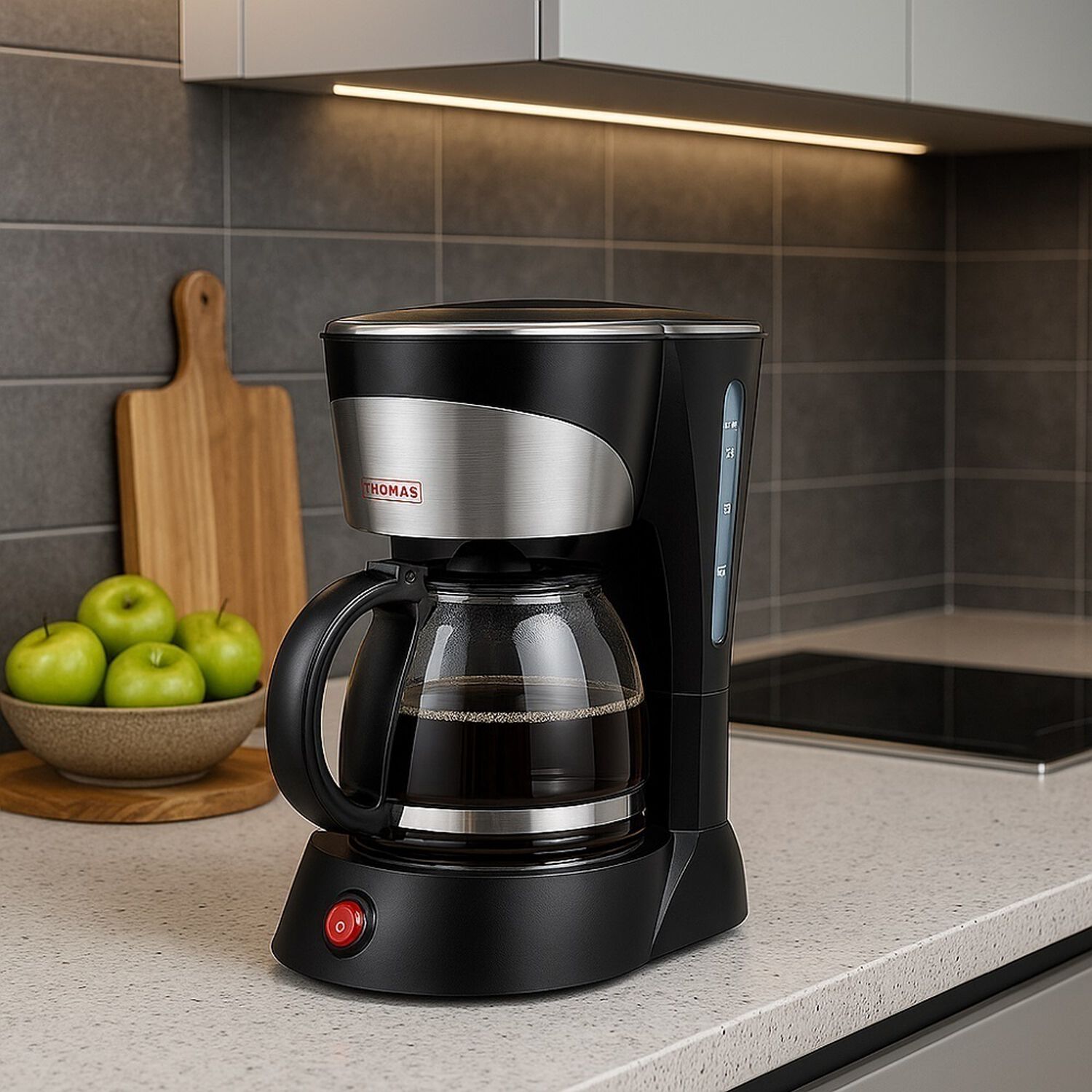 Cafetera Thomas Con Jarra De Vidrio 750 Ml 800w image number 3.0