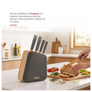 Set Cuchilleria 6pcs Acero Inoxidable Th-mt06gd Thomas