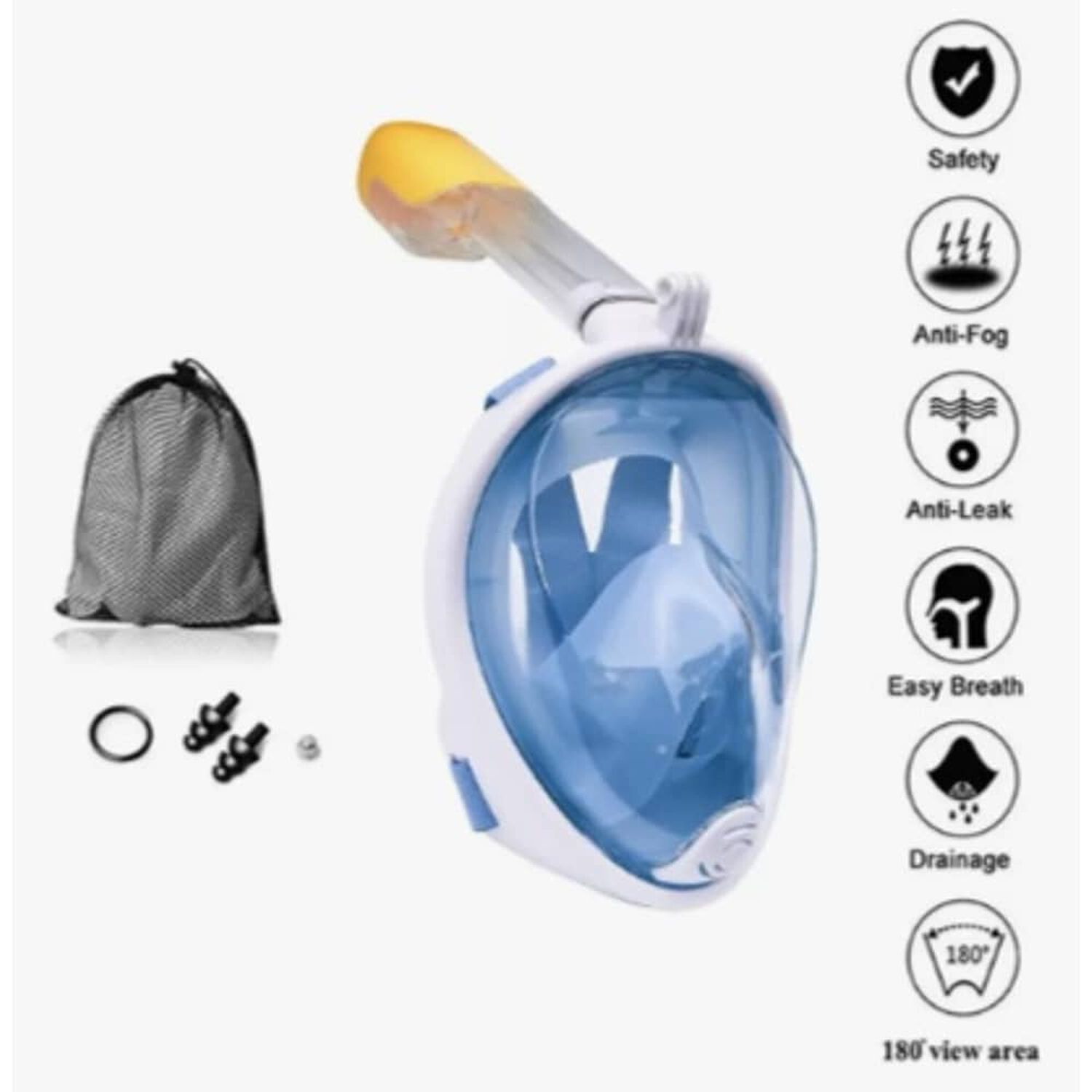 Mascara De Snorkel Buceo Fullface Completa image number 1.0