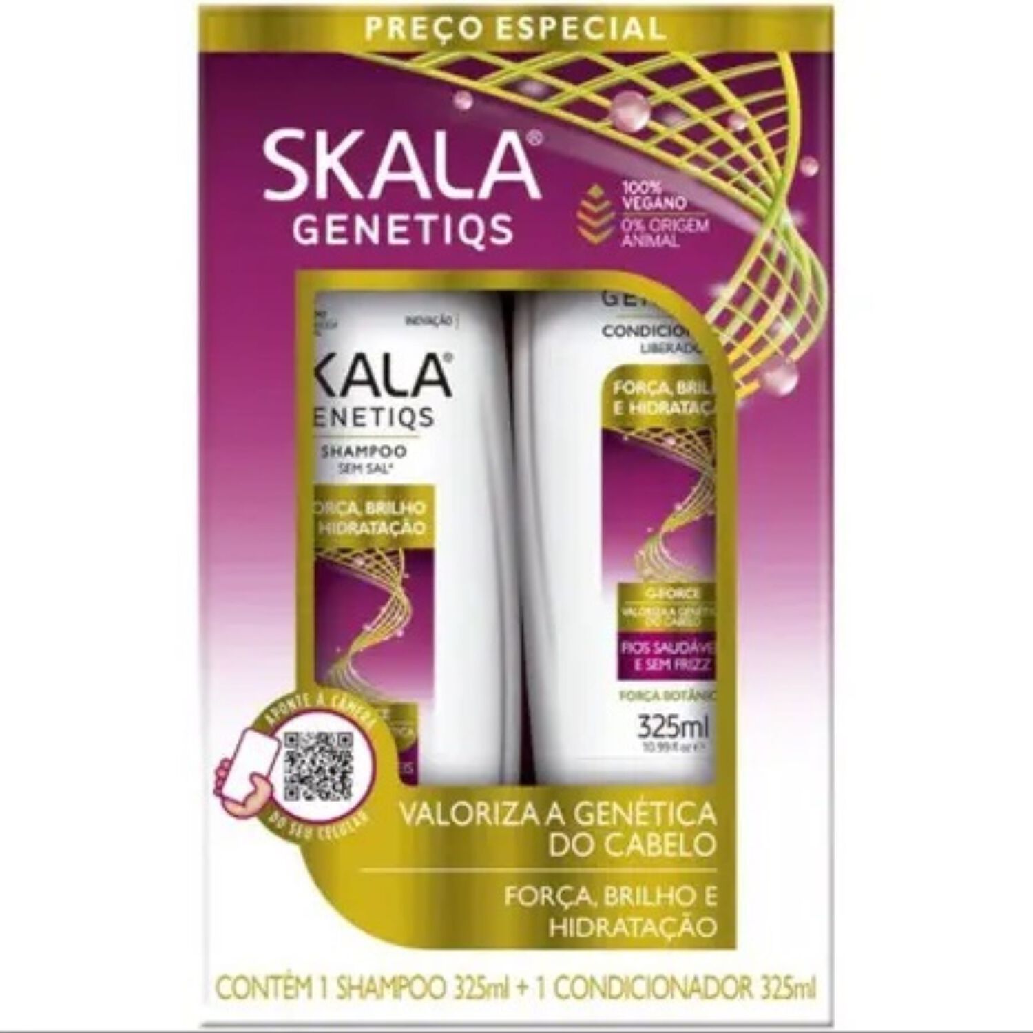 Kit Shampoo Y Acond Genetiqs Skala 650ml image number 0.0